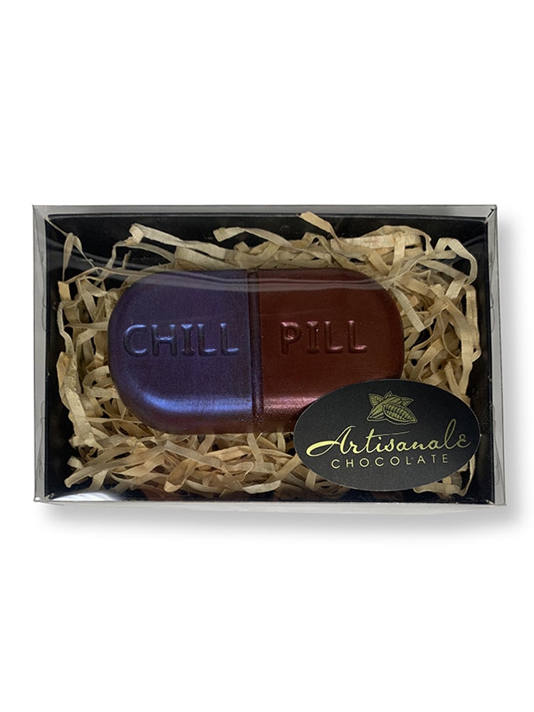 Chill Pill - Dark, Milk Chocolate or Rocky Road - Gift Box