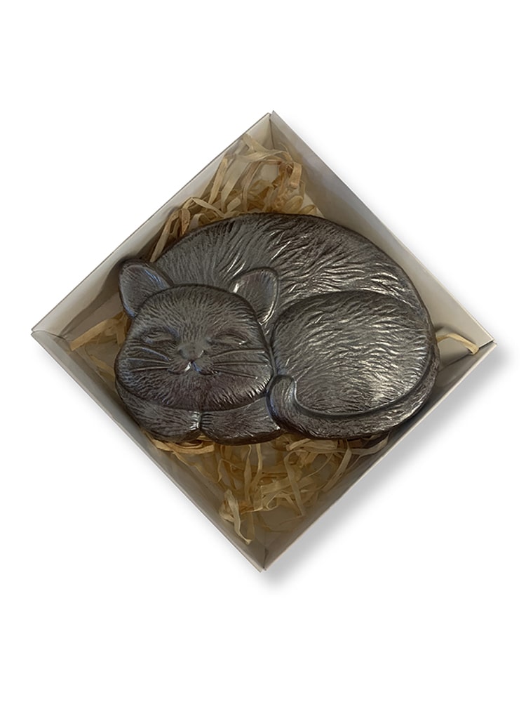 Sleeping Cat - Dark, Milk Chocolate or Rocky Road - Gift Box