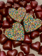 Freckle Heart - Dark or Milk chocolate