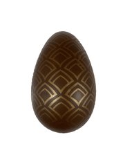 Easter Egg - Art Deco - Dark or Milk Chocolate