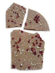 Raspberry & Pistachio - Dark, Milk or White Chocolate - Single Pack