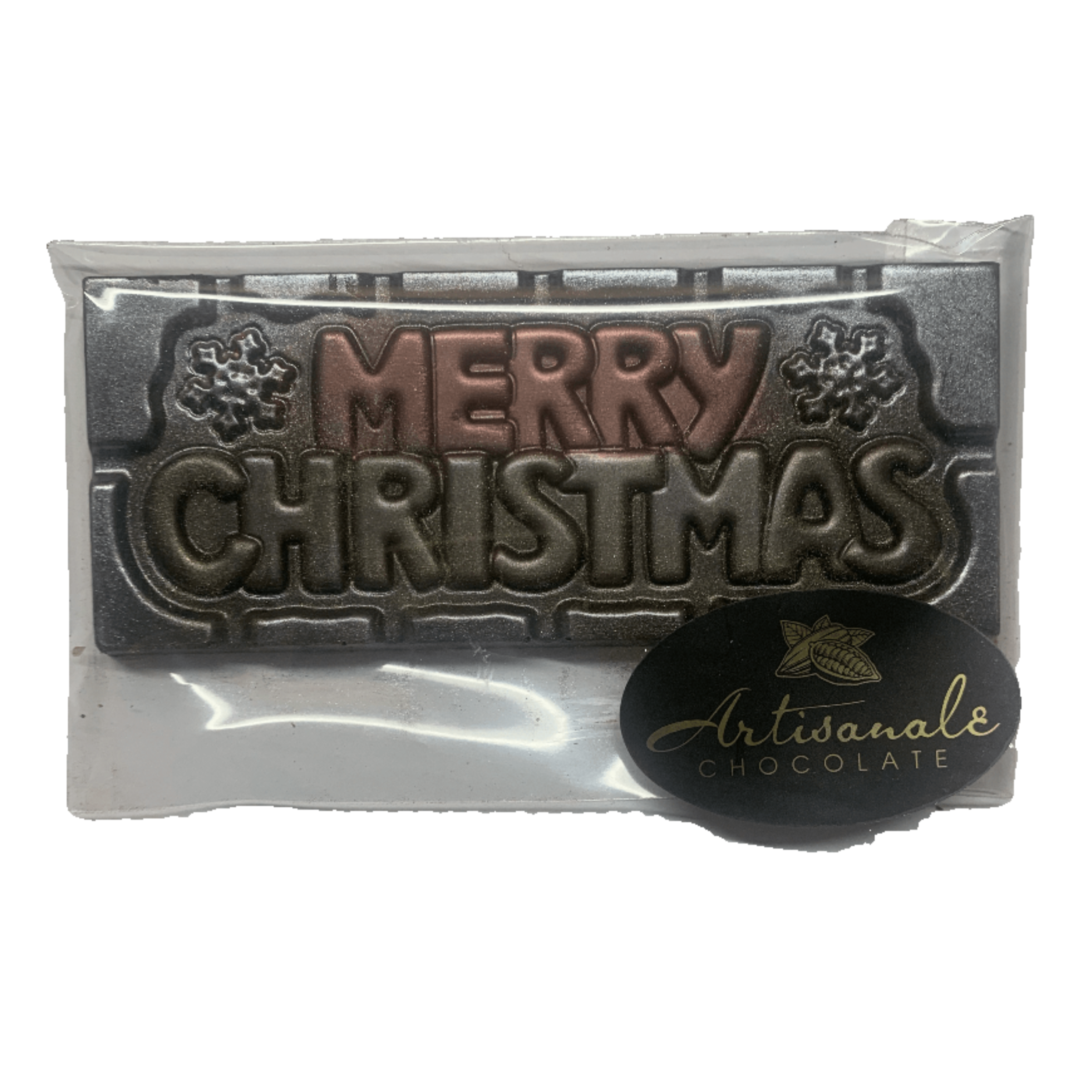 Merry Christmas - Dark or Milk Chocolate