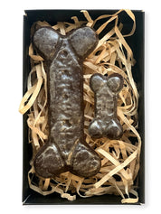 Dog Bone Treat - Dark or Milk Chocolate 41%
