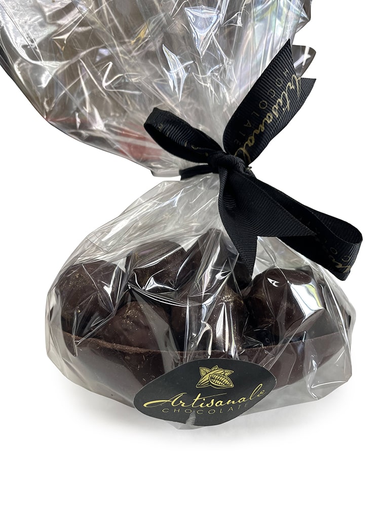 Easter Egg - Half - Liqueur Truffles - Dark Chocolate 67%