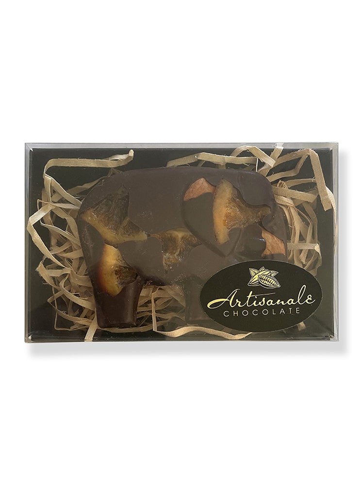 Elephant - Adult - Dark Chocolate 41% Orange & Almond - Gift Box