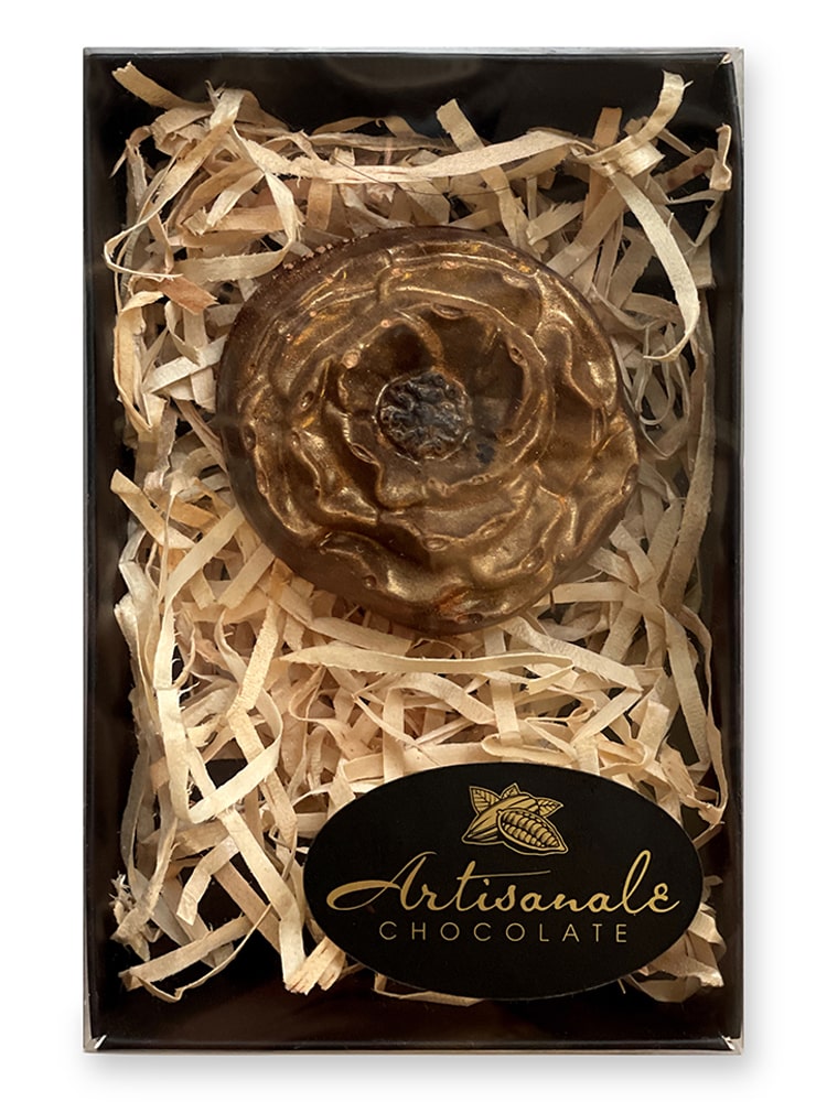 Flower - Pion - Dark or Milk Chocolate