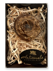 Flower - Pion - Dark or Milk Chocolate