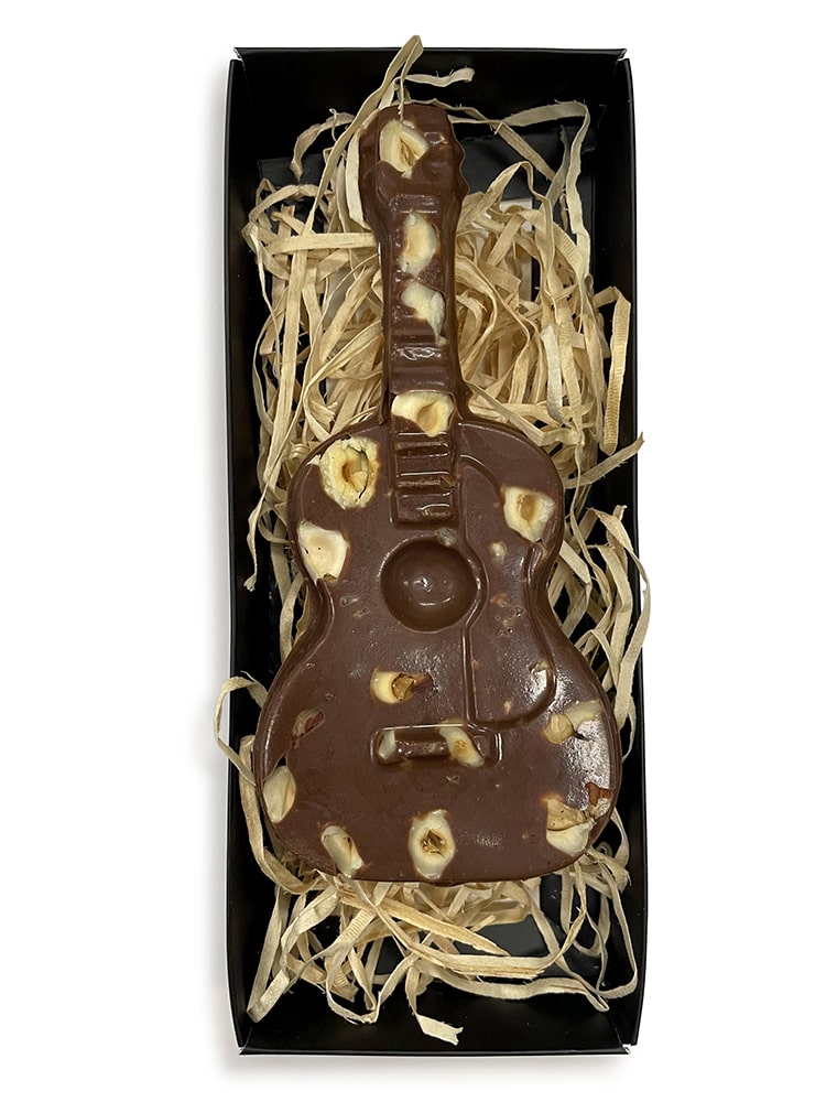 Guitar - Dark, Milk Chocolate or Hazelnut - Gift Box