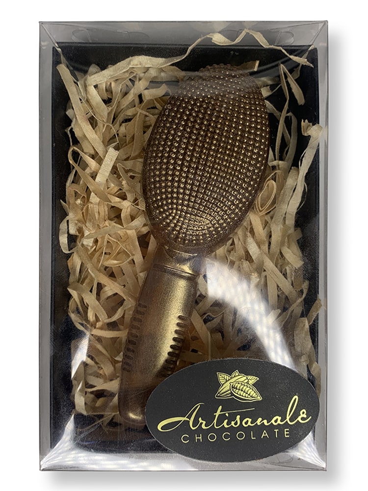 Hairbrush - Dark or Milk Chocolate