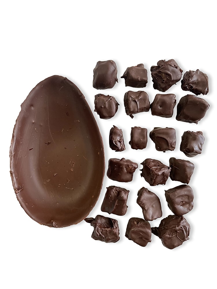 Easter Egg - Half - Ginger - Dark Chocolate 67%