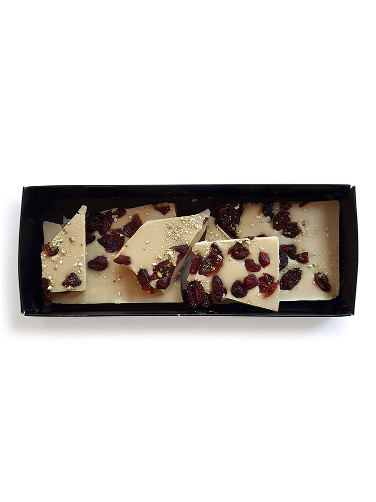 Pistachio & Cranberry - White Chocolate 29% - Gift Box