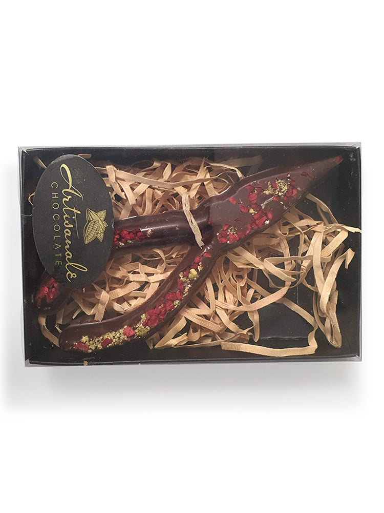 Raspberry & Pistachio Plier - Dark Chocolate 67% - Gift Box