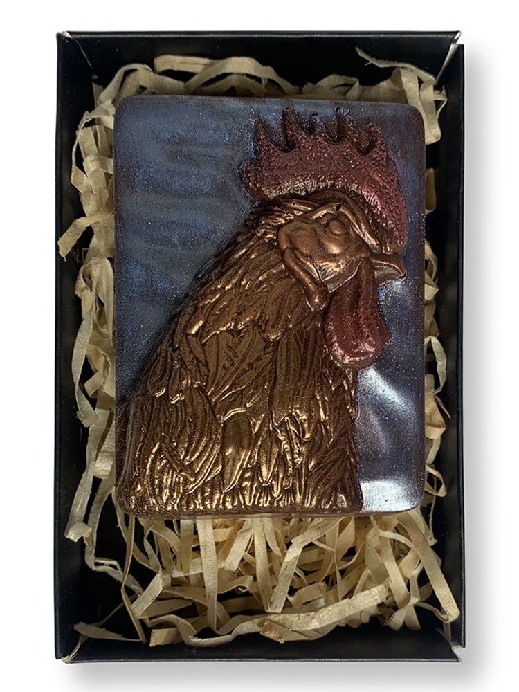 Rooster - Dark, Milk Chocolate or Rocky Road - Gift Box