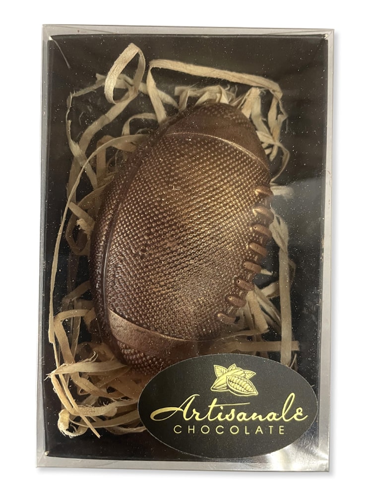 Rugby Football - Dark, Milk Chocolate or Rocky Road - Gift Box